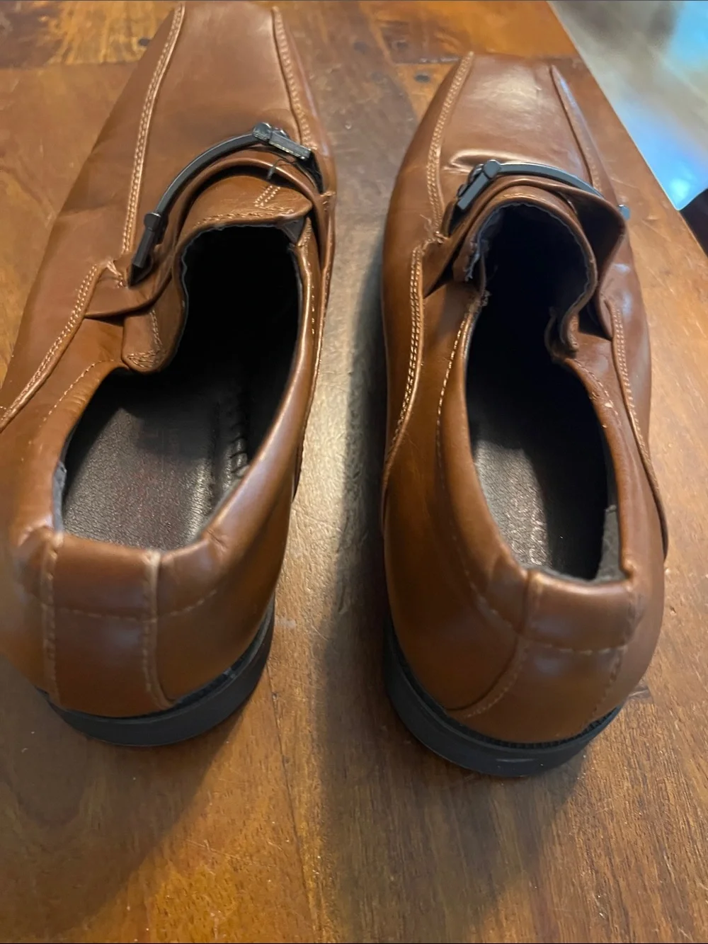 Men's Brown Leather Dress Loafers